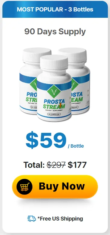 ProstaStream - 3 Bottles